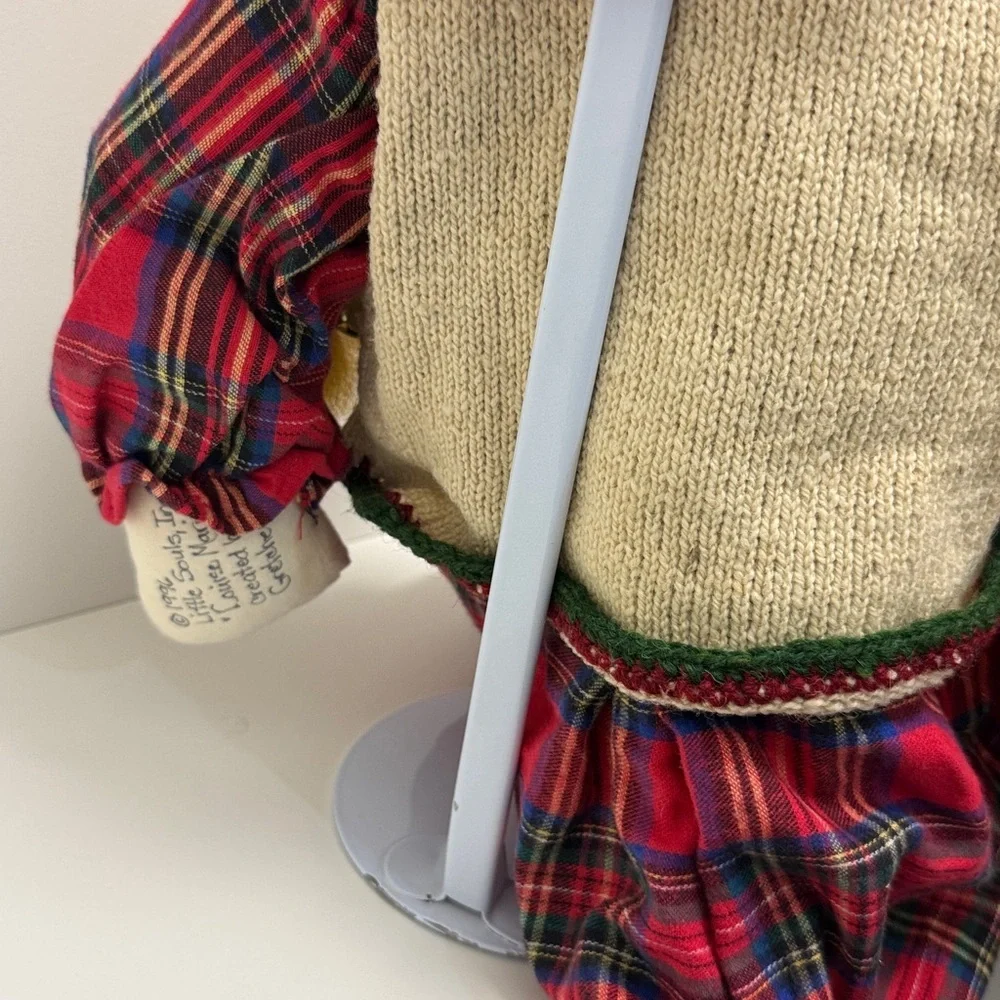 Gretchen Wilson Little Souls Doll - Plaid Red and Brown Doll with Hat